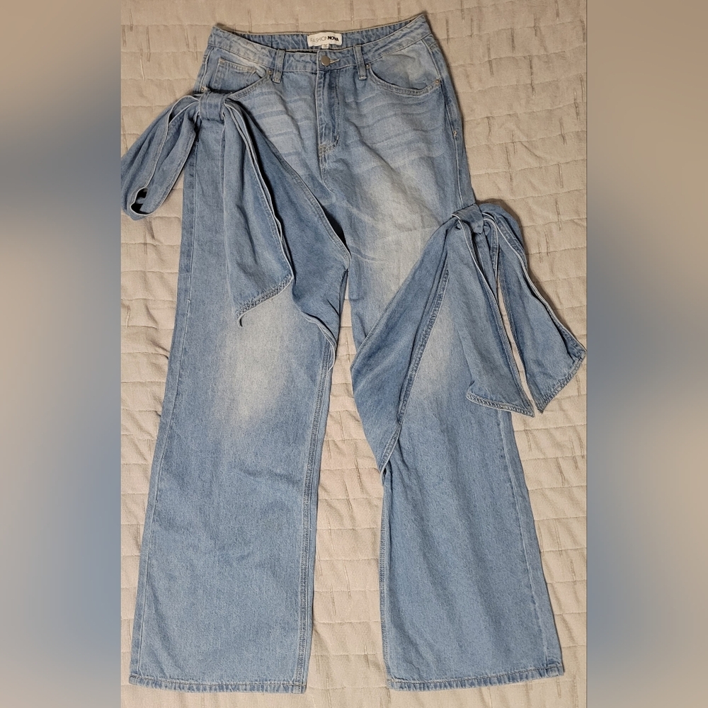 Fashion Nova Light Blue Denim Jeans